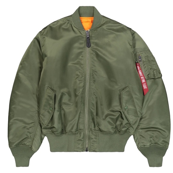 NWOT Alpha Industries MA-1 Flight Bomber Jacket Size Medium Z308